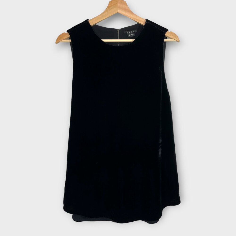 Theory Black Sleeveless Top